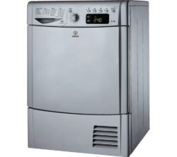 INDESIT IDCE8450BS Condensor Tumble Dryer - Silver